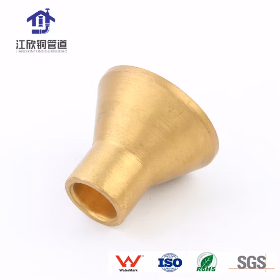 Brass Equal /Different Diameter Pipe Joint Refrigeration Pipe Joint Fitting