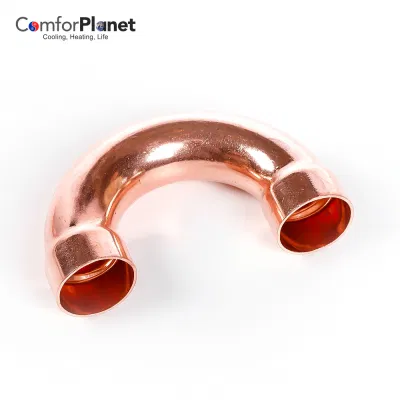 Material de encanamento de alta qualidade Curvatura de retorno CXC Acessórios para tubos de cobre de acordo com o padrão ASME / ANSI B 16.22 e En 1254